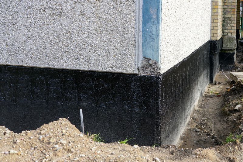 Foundation Wall Waterproofing Application